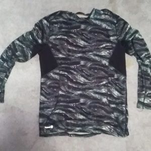 Thermal camo sweater